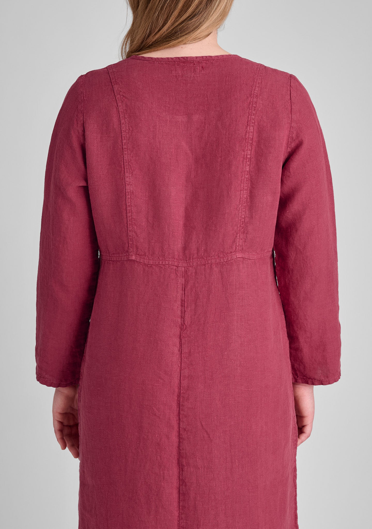 vintage dress linen maxi dress details