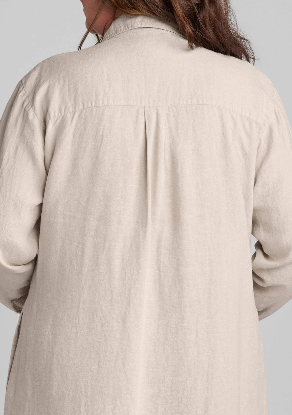 weekender dress linen button down dress details