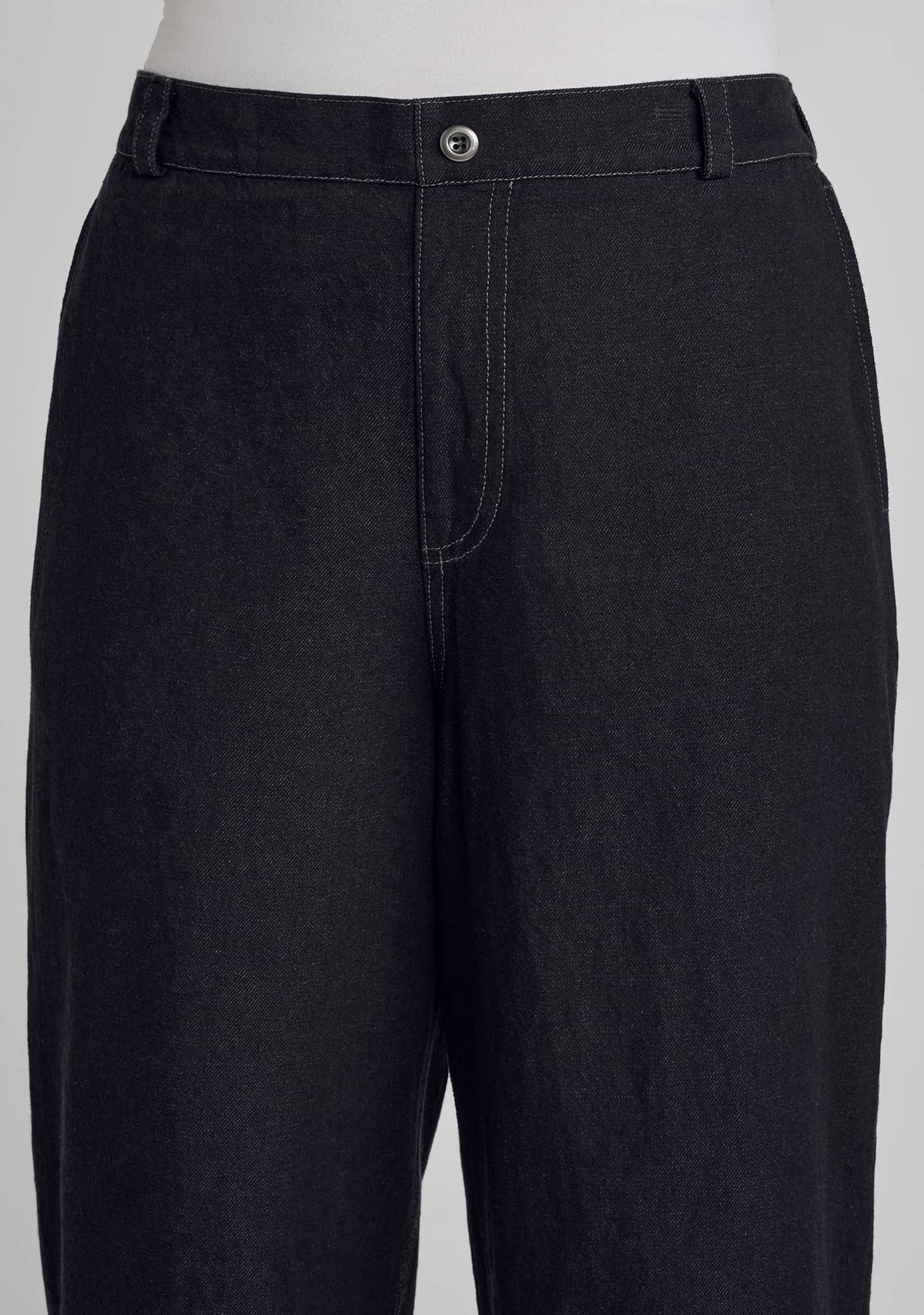 close up view of waistband features