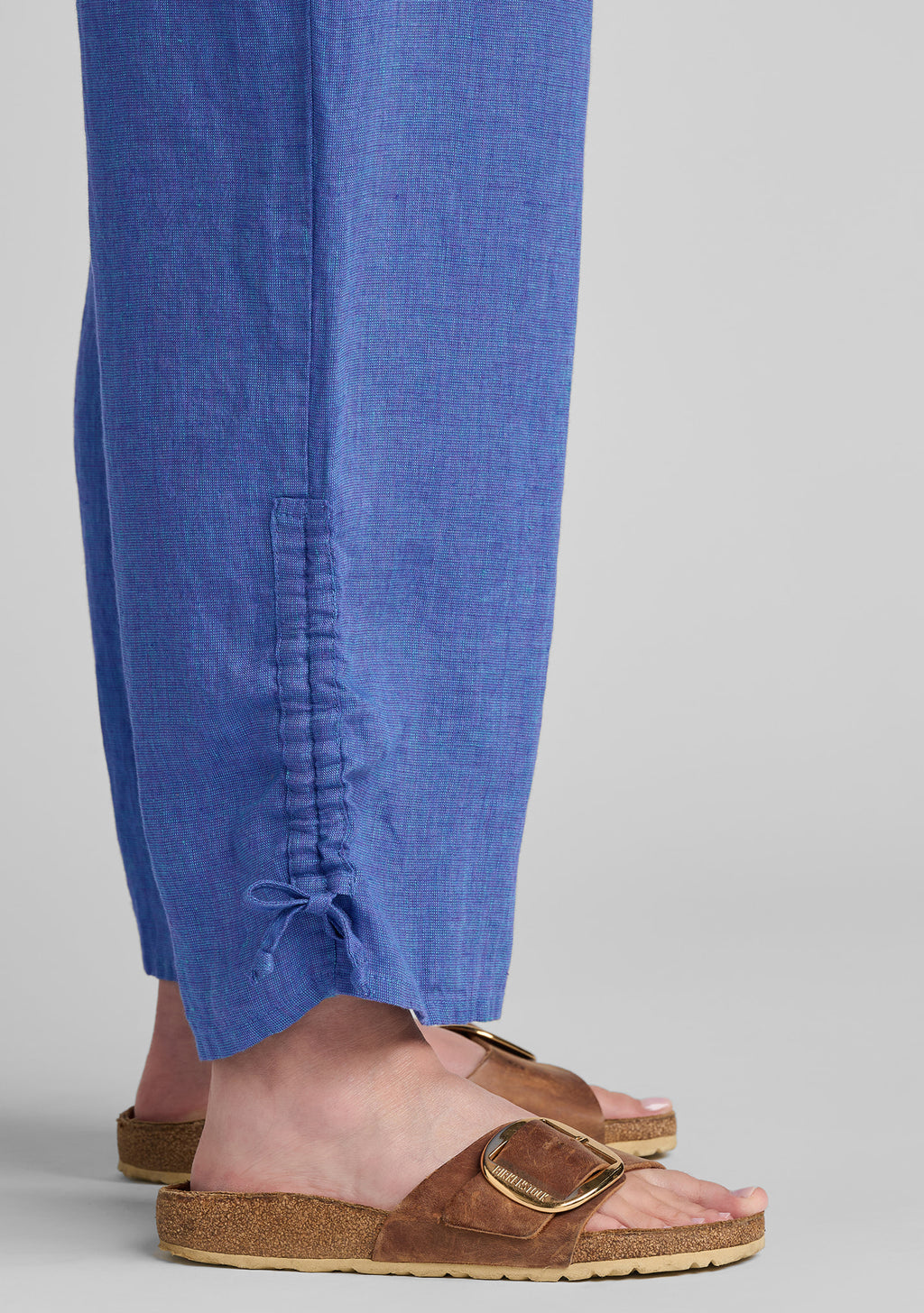 zen pant linen pants with elastic waist details