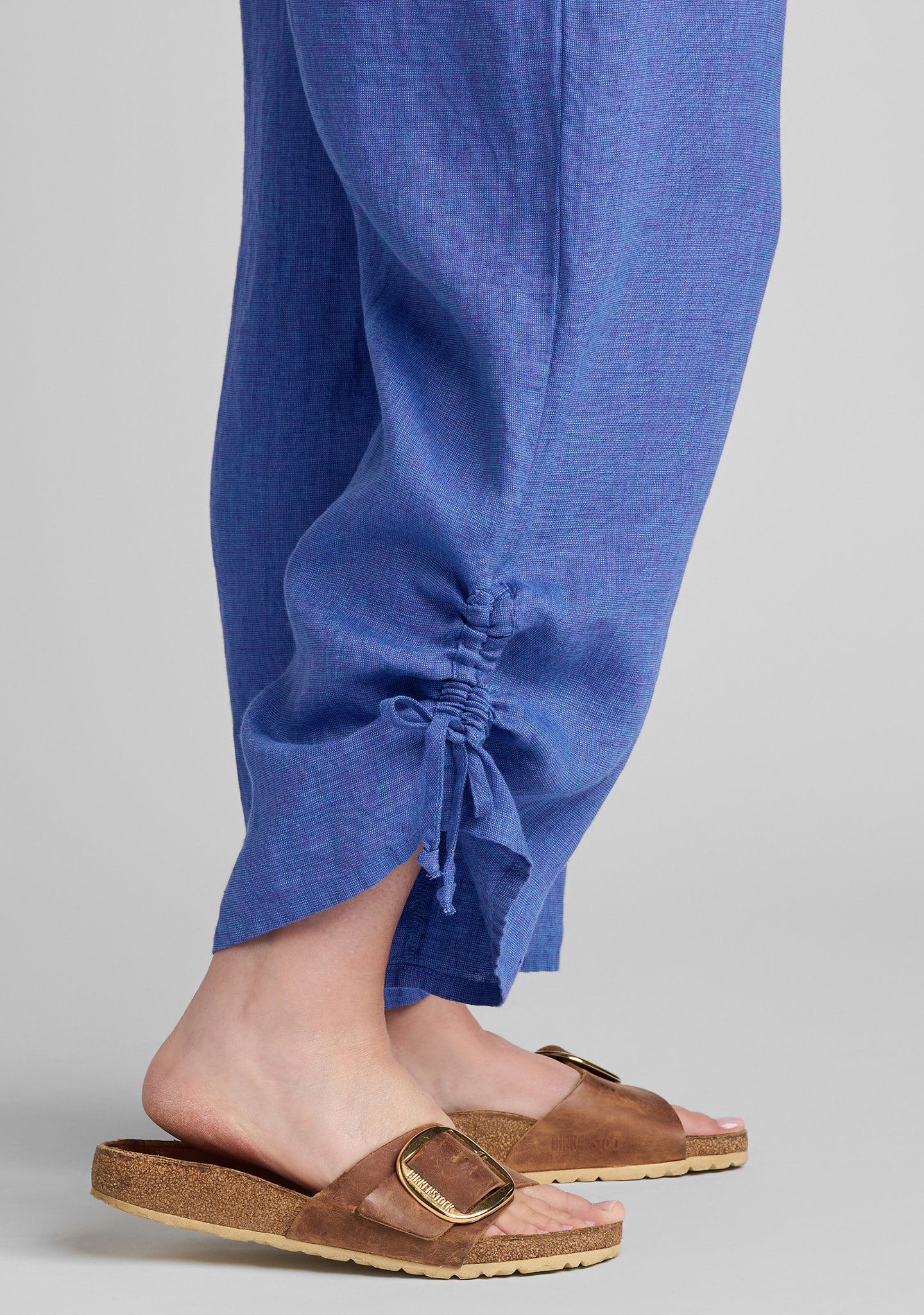 zen pant linen pants with elastic waist details