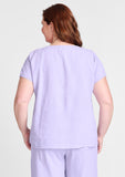 aria tee linen t shirt details