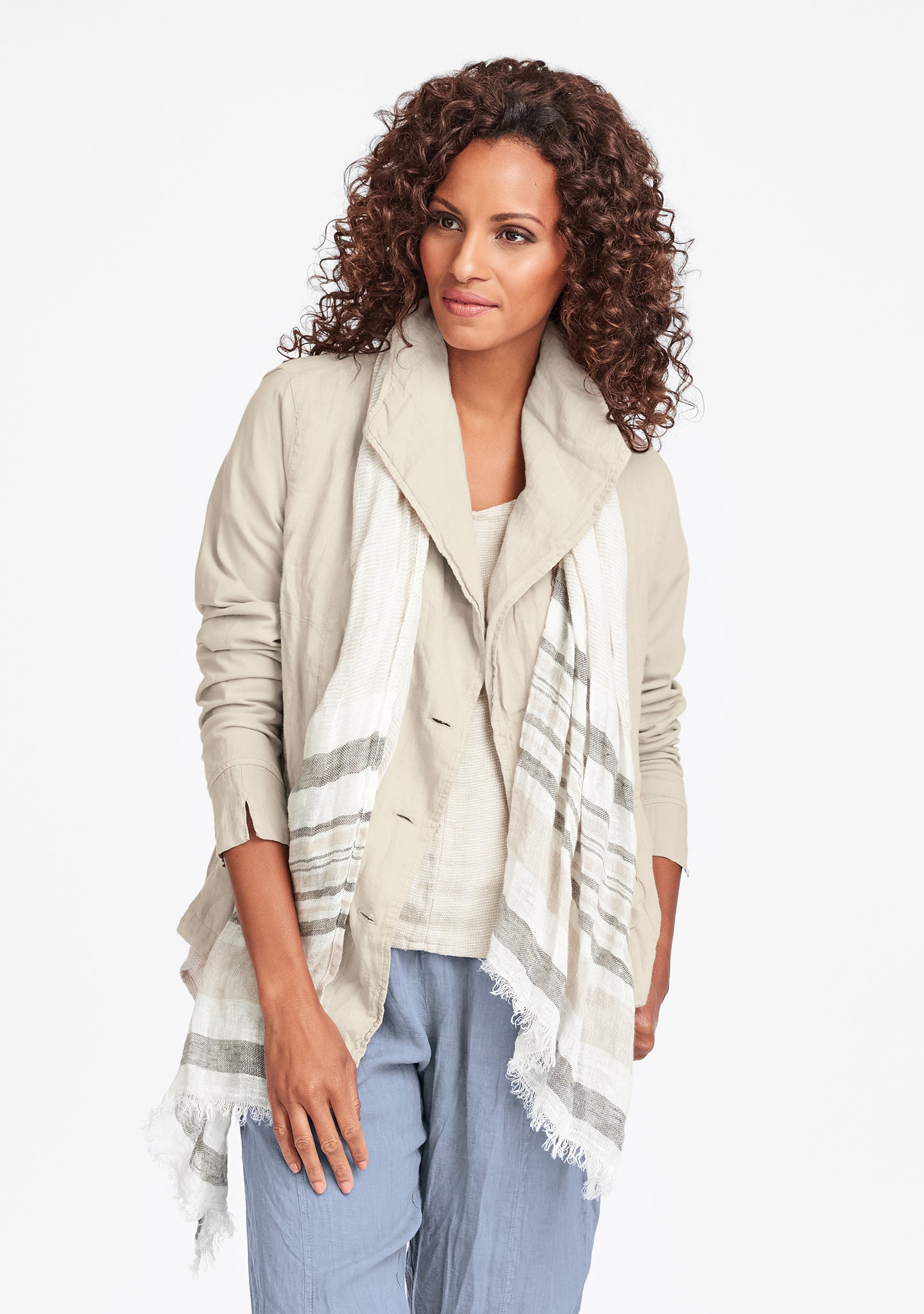 chelsea jacket linen jacket natural