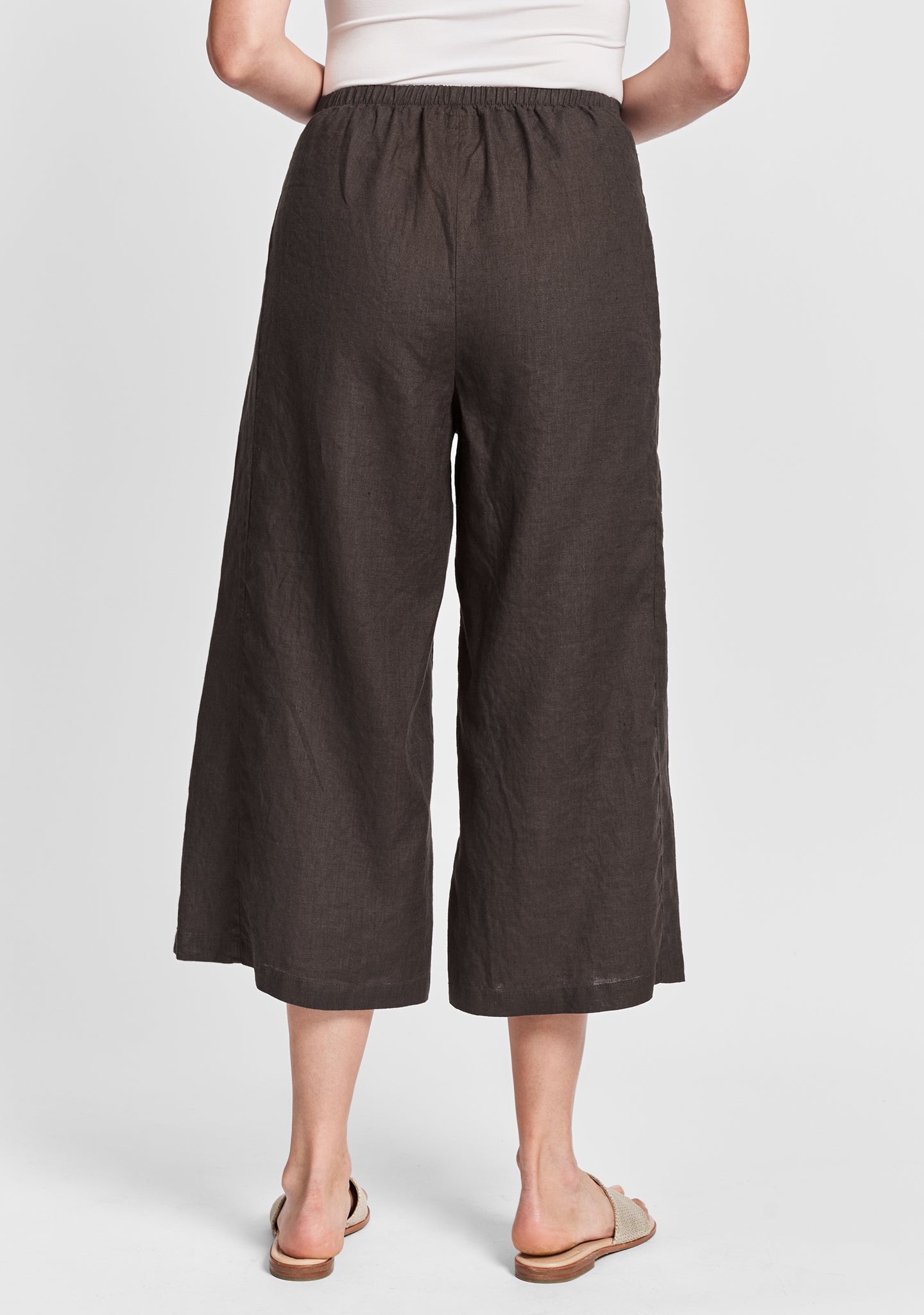 daylily pant wide leg linen pants details