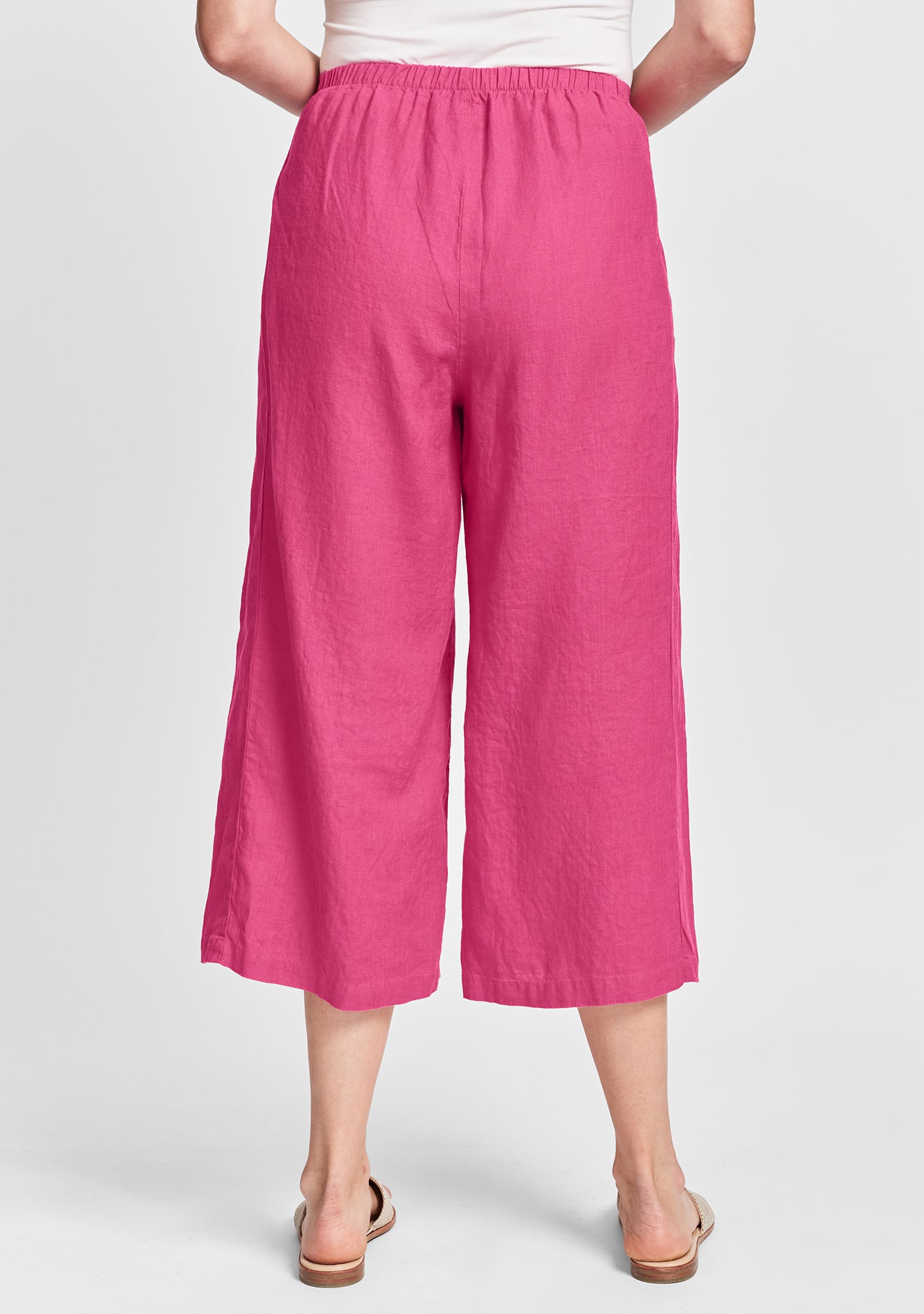 daylily pant wide leg linen pants details