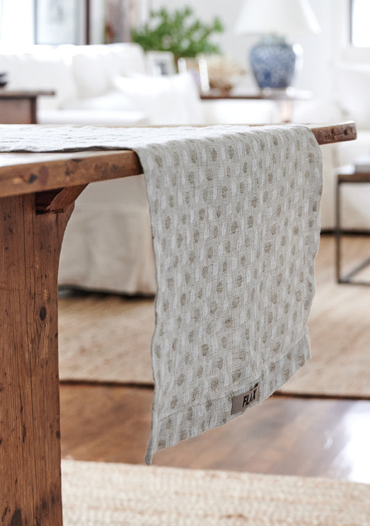 table runner linen runner natural