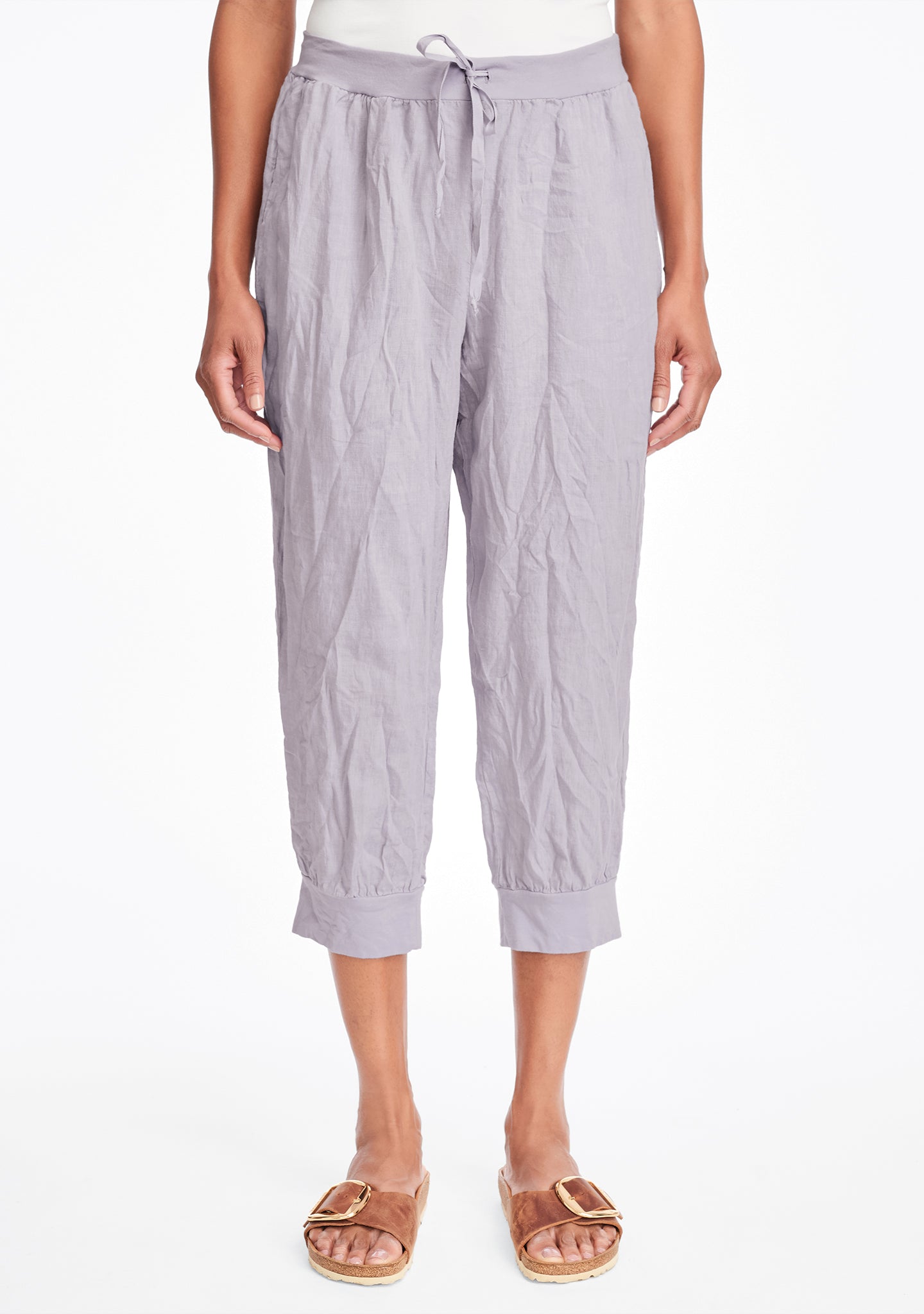 free spirit pant linen drawstring pants purple