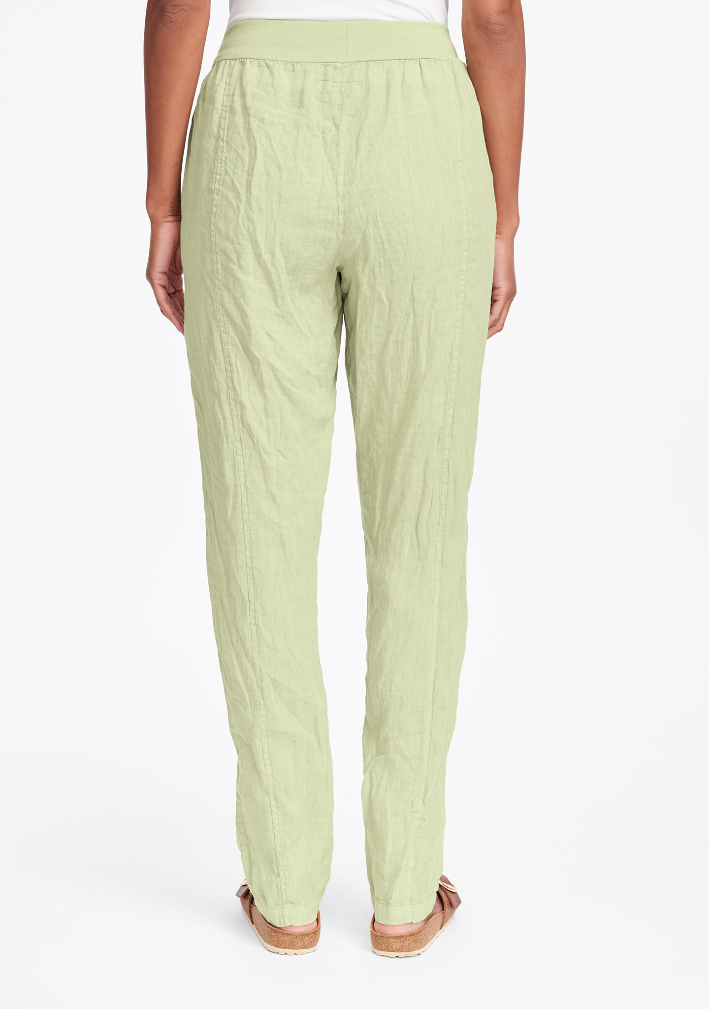 nouveau pant linen drawstring pants details