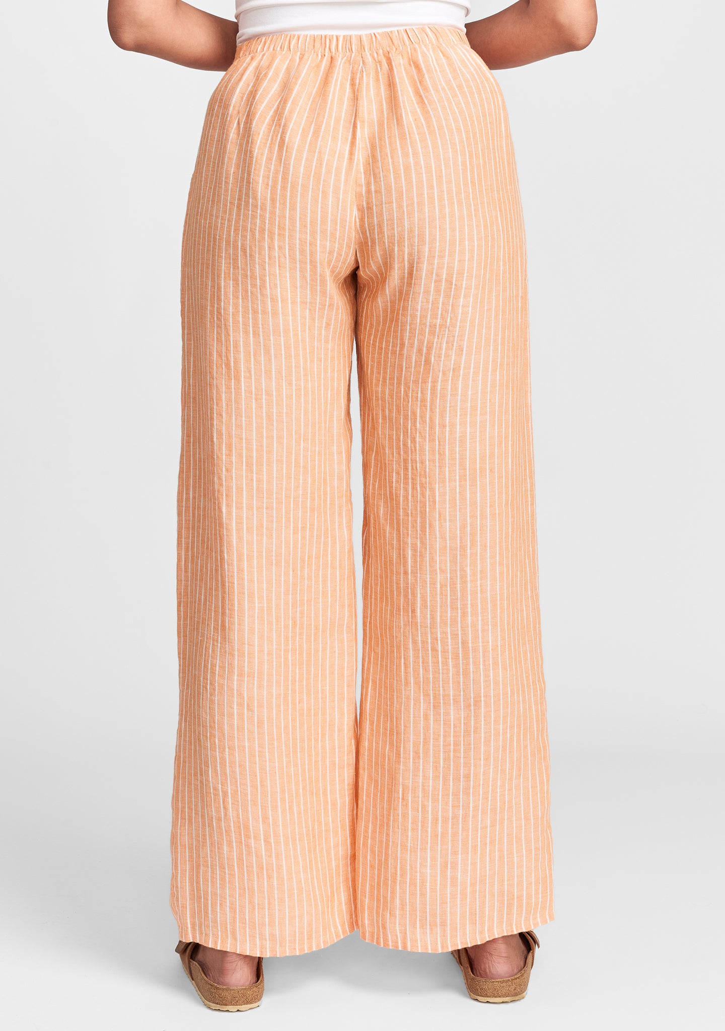 playful pant wide leg linen pants details