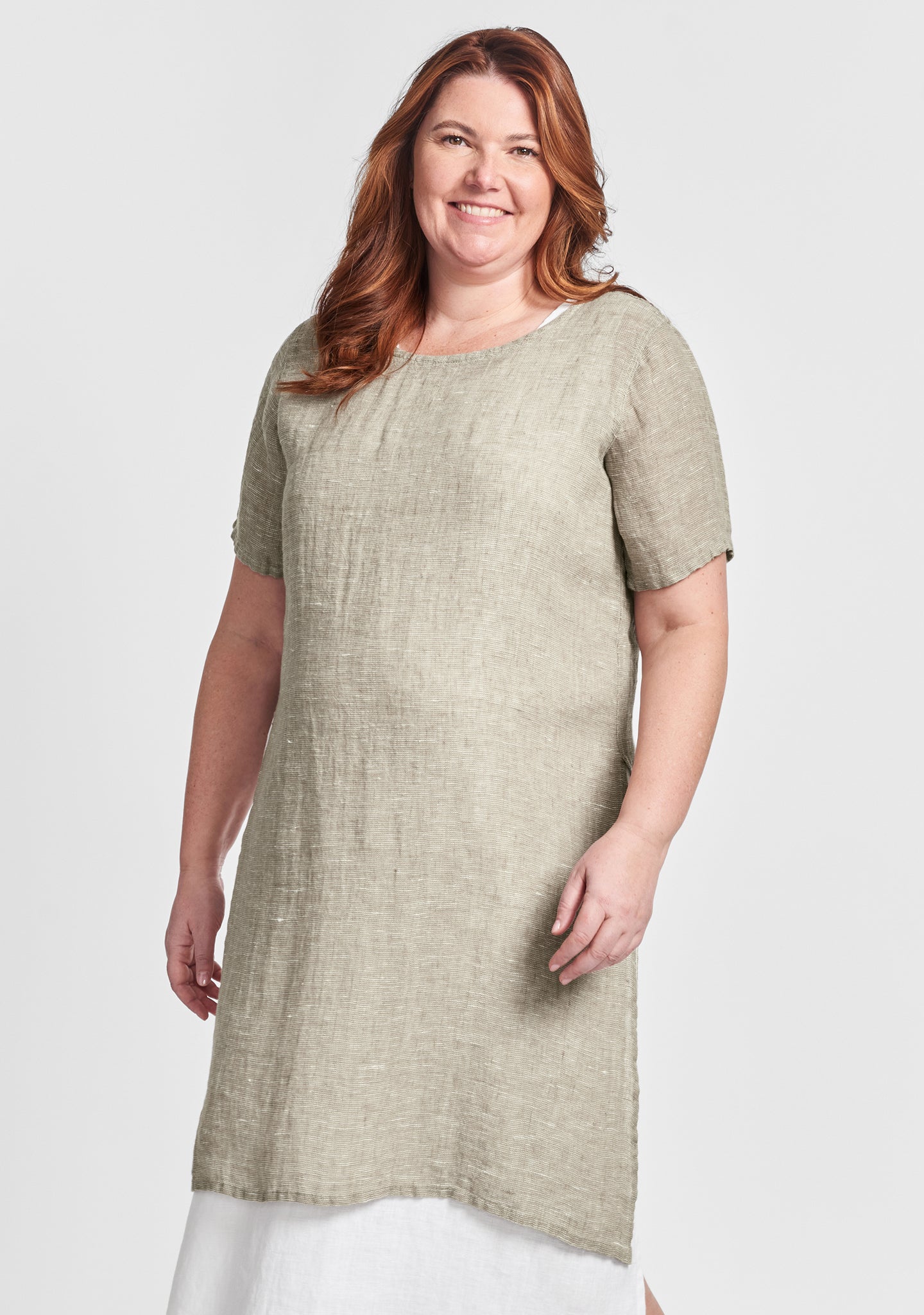 tempo tunic linen shirt natural
