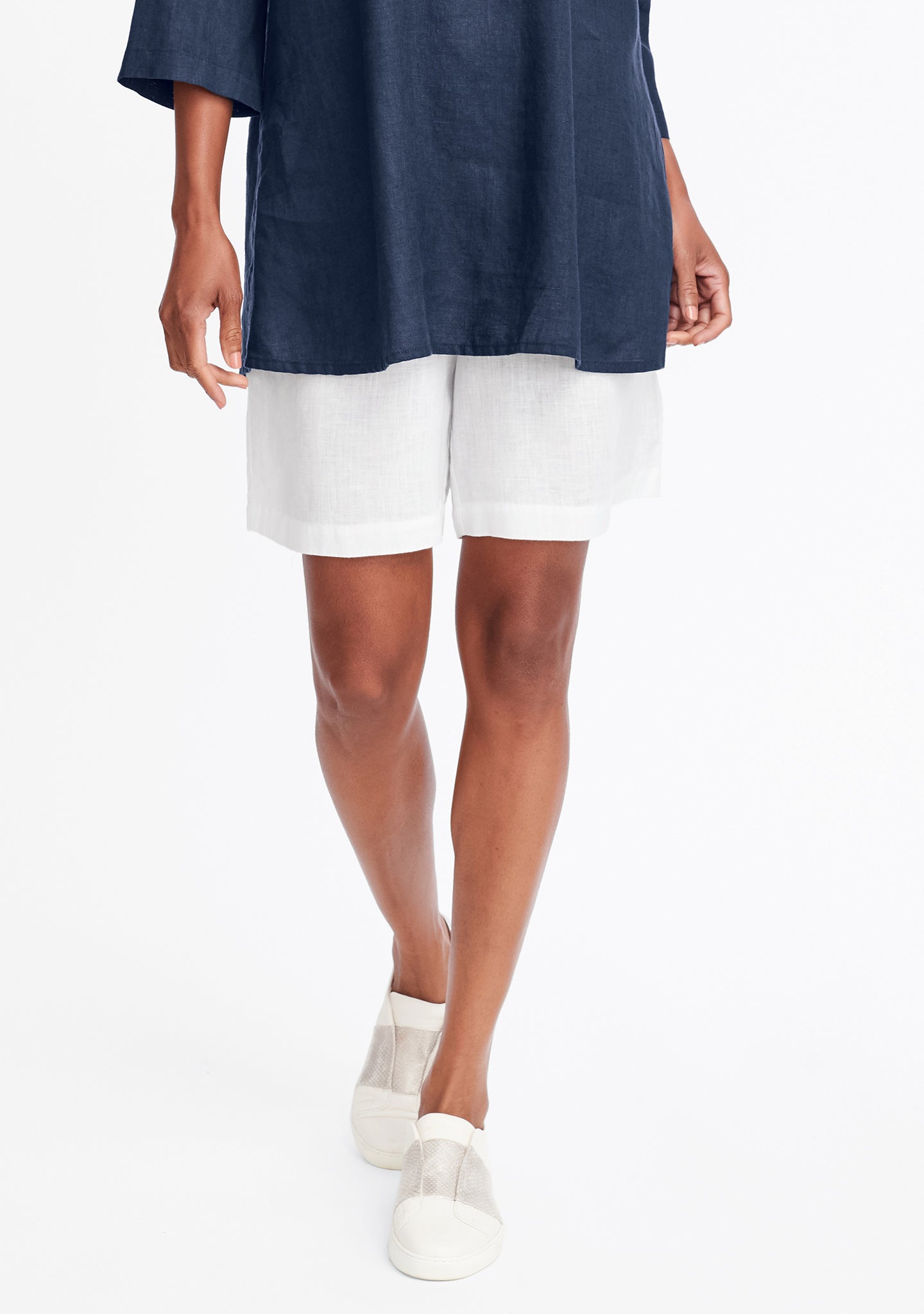 sun shorts linen shorts white