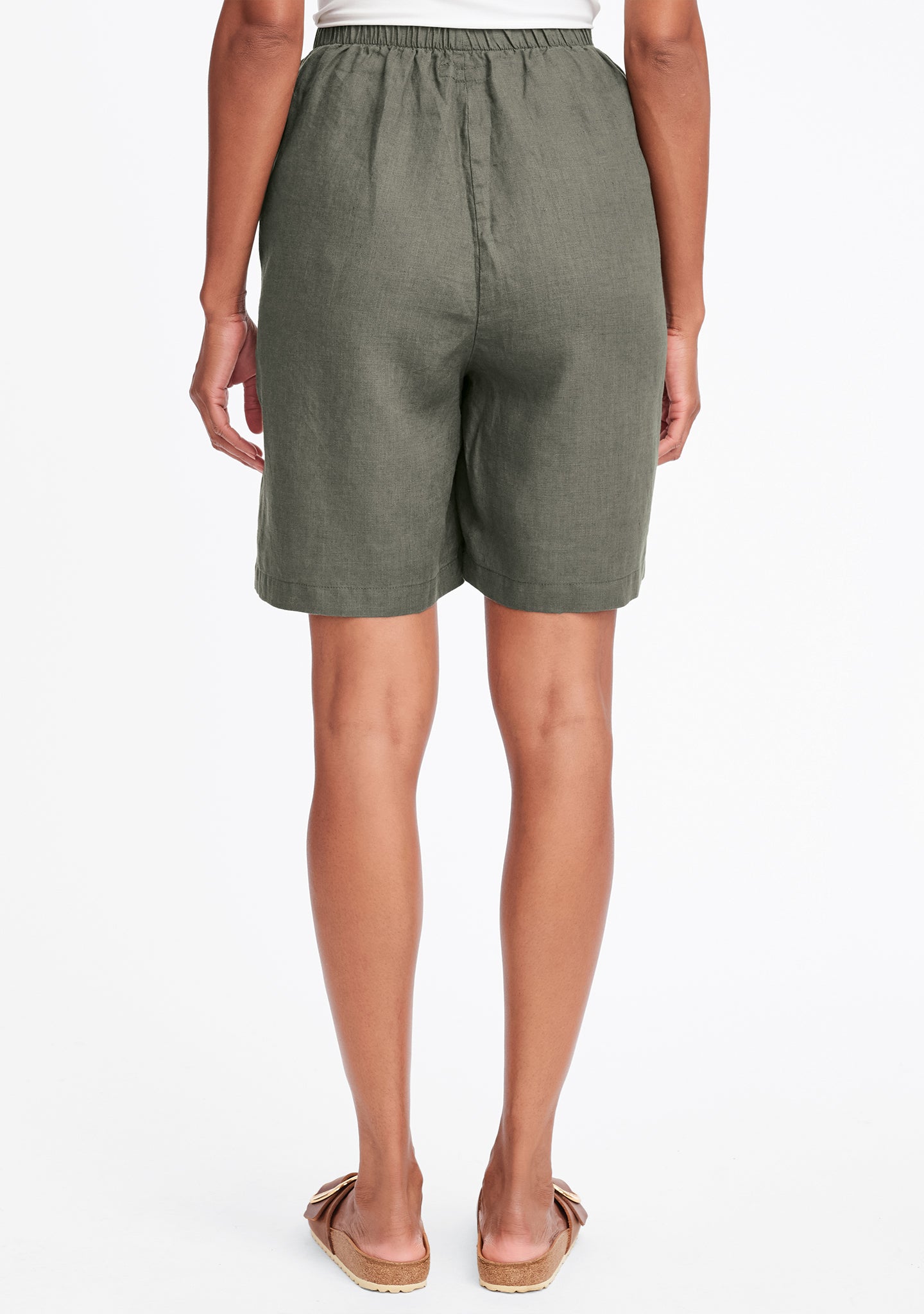 sun shorts linen shorts details